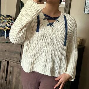 Aerie chunky knit sweater